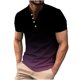 thumbnail image 1 of Camisas de Manga Larga para Hombres, Botón de Impresión Casual Camisa de Cuello Redondo Hecha de Poliéster Ligero para Todo el Uso de Temporada, Camisas de Manga Corta para Hombre, 1 of 5