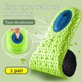 thumbnail image 3 of Mujeres Hombres Suave Transpirable Desodorante EVA Silicona Memoria Espuma Plantillas De Masaje Absorción De Choque Alta Elasticidad Zapatos Deportivos Soporte De Arco Inserciones Ortopédicas, 3 of 4