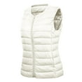 thumbnail image 3 of SHTXOZHI Women Puffer Vest Sleeveless Warm Outerwear Winter Lightweight Coat Down Jackets, 3 of 5