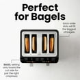 thumbnail image 6 of Chefman 4 Slice Toaster w/ Touchscreen Shade Settings, Stainless Steel, 6 of 9