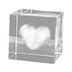 thumbnail image 1 of 3D Crystal Cube Crafts Weather Sign Cube Para El Día De San Valentín Decoración Corazón Sunnimix Cubo de cristal, 1 of 8