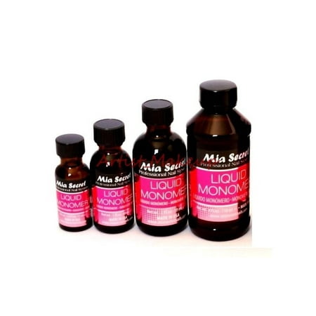 Mia Secret Professional Acrylic Nail System - Liquid Monomer - Made in (Best Acrylic Nail Monomer)