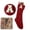 A, variant on Red Christmas Stockings with Initials(Letters A-Z)for Christmas Decorations,Xmas Hanging Ornaments with Golden Snowflakes,Personalized Family Holiday Decor & Gift Storage - A