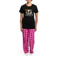 thumbnail image 4 of CafePress - Greys Fan Funny Women's Dark Pajamas - Women's Short Sleeve Print T-Shirt and Pants Dark Cotton Pajama Set, 4 of 7