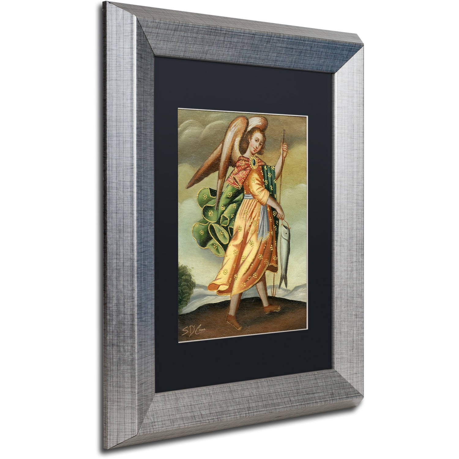 Trademark Fine Art "Fishers of Men" Canvas Art by Masters Fine Art, Black Matte, Silver Frame