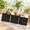 Black-10.5''x10.5''x11''-12, variant on Bright Colors 14''x10''x8'' 6 Cube Fabric Storage Organizer Bins