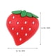 thumbnail image 3 of 3PCS Funda protectora de enrollador de cable de diseño de fruta Protector lindo de línea de datos Cubierta de manga protectora de cable de auriculares encantadora (Fresa), 3 of 5