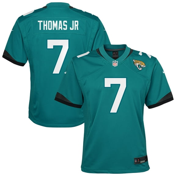 Youth Nike Brian Thomas Jr. Teal Jacksonville Jaguars Team Game Jersey