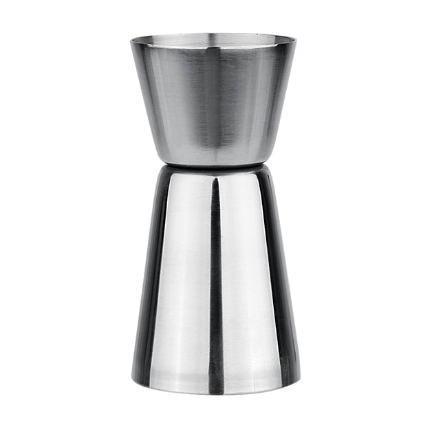 (25-50ML) onzas acero inoxidable medidor vino doble cabezal medidora accesorios barman (sello embalaje)