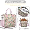 thumbnail image 5 of Pioneer Flower Floral Print Pattern Womens Lunch Box for Work,Insulated Large Lunch Bag for Tween and Teen,Loncheras Para Mujer,Leakproof Adult Lunch Bag for Work,Beach,Travel,Picnic,Camping, 5 of 7