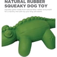thumbnail image 4 of Charming Pet Latex Rubber Balloon Gator Dog Toy, Green, Large, 4 of 8