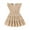 Brown, variant on Tiny Cutey Toddler Baby Girl Dress Summer Ruffle Sleeve Solid Beach Boho Dresses Sundress Clothes for 4-5T
