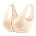 thumbnail image 6 of Minimizer Bras for Women JIANLAI Wireless Bra Full Coverage Lace Tshirt Everyday Bra Beige, 6 of 6