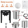 thumbnail image 5 of EastVita 30 QT Turkey Fryer Set 50000 BTU Aluminum Deep Fryer, 5 of 6