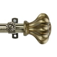 thumbnail image 3 of InStyleDesign  Amor Adjustable Antique Brass Curtain Rod Set 28 to 48 inches, 3 of 3