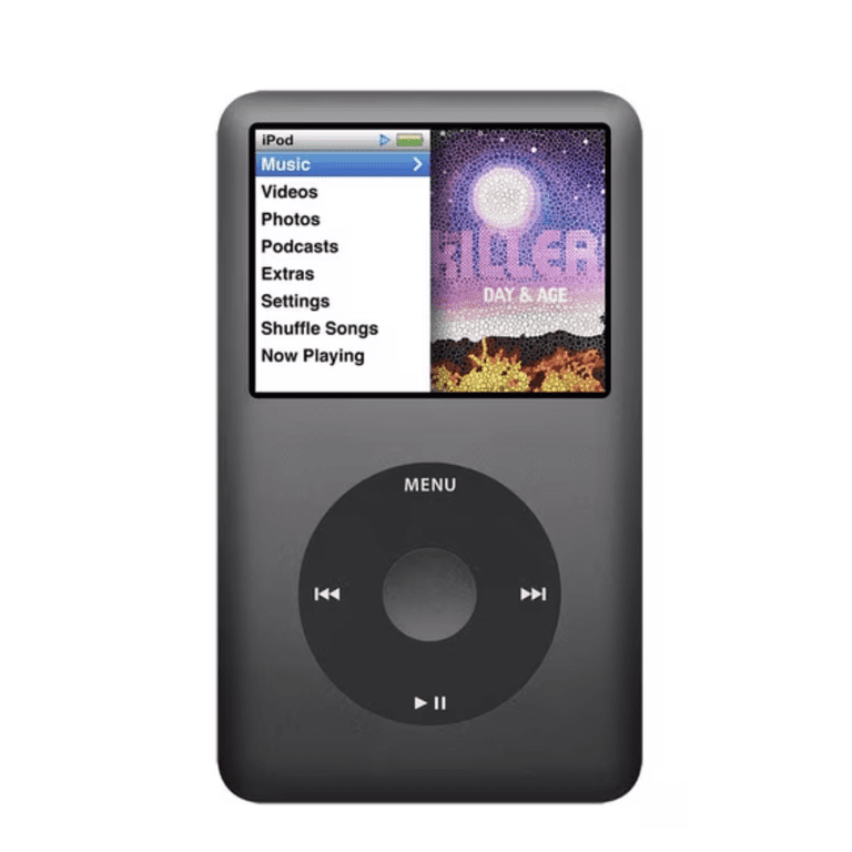 Apple iPod classic 160GB 本体 Apple, iPod Classic, 160GB, 7th Generation Black with Aluminum