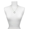 thumbnail image 3 of Delight Jewelry Silvertone Simple Plain Small Cross Silvertone Grandmother Ring Charm Necklace, 18", 3 of 4