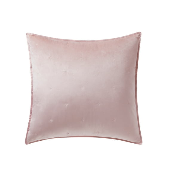 Better Homes and Gardens Cherry Solid Polyester Tufted Euro Sham, 26" x 26"