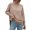 Khaki, variant on Vedolay Womens Cute Sweater Womens Crewneck Cropped Sweater Long Sleeve Ribbed Knit Pullover Tops,Black M