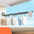 thumbnail image 1 of Space : Balcony Folding Drying Rack & Stylish Solution For Efficient Laundry Drying! Corner Dish Drying Rack Rubber Coated Wire Rack over Rack Small over The Strainers for Kitchen Kitchen Scrub Brush, 1 of 3