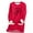 Red, variant on fheaev Fleece Sweatshirt for Women Winter Warm Lined Printed Tunic Top Thermal Fleece Crew Neck Long Sleeve Pullover wear Winter Warm Underwear Blouses