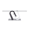 thumbnail image 1 of Global Furniture Glass Dining Table With White And Grey Base, 1 of 5