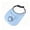 Blue, variant on Sun Visor Hats with Fan, USB Rechargeable Built-in Fan Extended Rim Sun Protection Hat, Adjustable Elastic Buckle,for Summer Outdoor Daily Use