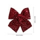 thumbnail image 3 of Herunwer Christmas Velvet Bows Sequin Fabric Christmas Wreath Bow Glittering Bowknot Holiday Ornaments for Xmas Tree Garland DIY Craft Wrapping Decoration, 3 of 6