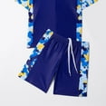 thumbnail image 5 of YunPes Little Boys' Rash Guard Sets Short Sleeve Shirts Swim Swimsuit Bathing Set 2pc Christmas Clothes for Baby Girl, 5 of 5