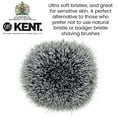 thumbnail image 5 of Kent INF Infinity Ultra-Soft Silvertex Bristles Shaving Brush Synthetic Bristles, 5 of 10