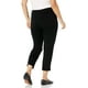 thumbnail image 2 of Pantalones Gloria Vanderbilt Amanda de Tiro Alto y Corte Cónico Color Negro Talla 16 Plus, 2 of 3