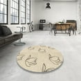 thumbnail image 3 of Ahgly Company Indoor Rectangle Patterned Moccasin Beige Area Rugs, 2' x 3', 3 of 6