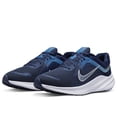 thumbnail image 2 of Nike Quest 5 Mens Running Trainers DD0204 Sneakers Shoes UK 10.5 US 11.5 EU 45.5, Midnight Navy Pure Platinum 400, 2 of 8