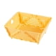 thumbnail image 1 of Cesta plegable 23x20cm con soporte Cajas plegables multiusos Escurridor plegable amarillo, 1 of 9