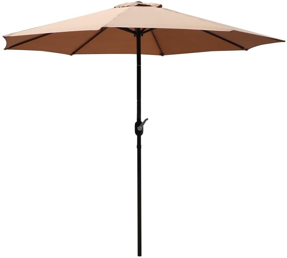 BIGTREE 9FT Table Umbrella 1.5 Diameter Pole Outdoor Garden Patio