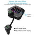 thumbnail image 2 of Bluetooth 5.0 Kit de Voiture Mains Libres Émetteur FM Récepteur Audio aux Lecteur MP3 QC3.0 Charge Rapide Modulateur FM, 2 of 4