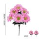 thumbnail image 3 of Tallos de Peonía Artificiales 6 Cabezas Flores Falsas en Paquete de 2, Arreglos Florales de Seda y Plástico para Florero, Hogar, Boda, Decoración de Mesa, Centro de Mesa, Rosa, Blanco, Amarillo, 3 of 6