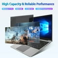 thumbnail image 6 of 15.6in Windows 11 Pro Laptop, 8GB DDR4 512GB SSD Computer, Intel Celeron, 1920*1080 IPS Screen, 6 of 11