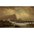 thumbnail image 2 of Robert Kummer 24x17 Black Ornate Framed Double Matted Museum Art Print Titled: Coast of Portugal, 2 of 5