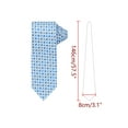 thumbnail image 2 of CORBATA DE PUNTOS PARA HOMBRE INSPIRE CHIC, CORBATA AUTOATADA DE 3.1" DE ANCHO, CORBATA DE SATÉN PARA BODA, CLÁSICO AZUL PASTEL, TALLA ÚNICA, 2 of 4