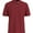 Red - darkred, variant on Mens Cotton Polo Shirt, Red, Small