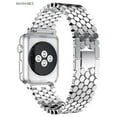 thumbnail image 4 of BadPiggies Stainless Steel Replacement Strap Wristband for Apple Watch Bands 38mm 40mm 42mm 44mm iWatch Series 7 6 5 4 3 2 1, 4 of 9