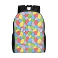 thumbnail image 1 of Disketp Colorful Easter eggs Mochila Unisex de Apertura Lateral Completa, Mochila para Laptop para Escuela, Trabajo y Viajes, 1 of 8