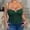 Green, variant on Womens Tops Summer Solid Color Square Neckline Camisole Blouses Casual Slim Fit Sleeveless Spaghetti Straps Summer Tops