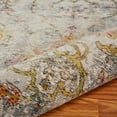 thumbnail image 3 of Ox Bay Ada 2' x 3' Gray/Green Floral Durable Indoor Area Rug, 3 of 7