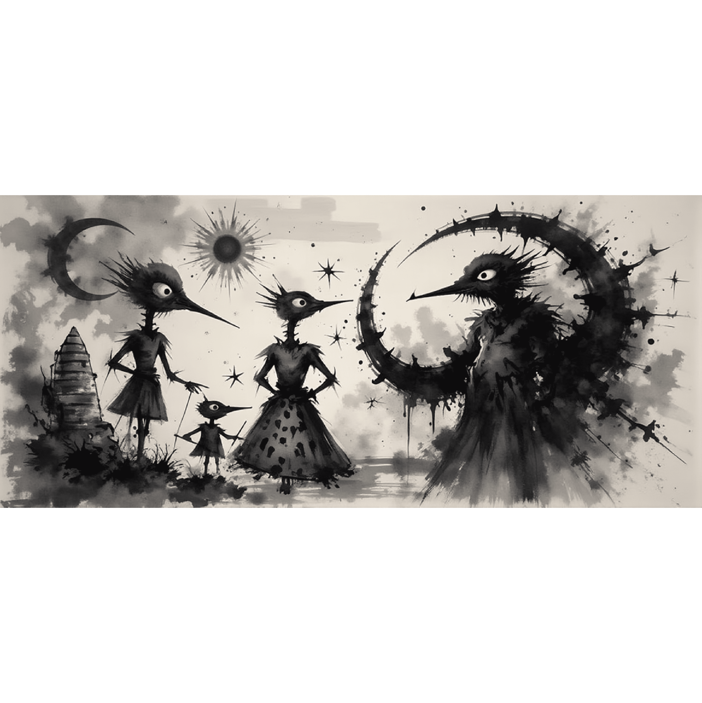 MAYEERTY Modern Abstract Wall Art Painting, Living Room Decor, Black Aluminum Alloy Frame, 23.6"x15.8"