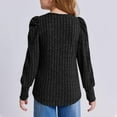 thumbnail image 6 of FDDMis Girls Size 16 Clothes Girls Puff Long Sleeve Shirts Kids Fashion Ribbed Knit Tops Blouse 514 Years Girls Sweater Shirts, 6 of 6