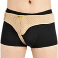 thumbnail image 1 of Tenbon Brand Inguinal Hernia Belt Truss, Left or Right Side Support with Compression Pads, Size: XL, 1 of 7
