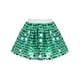 thumbnail image 1 of Falda para Niñas Verde con Lentejuelas Sirena Brillante Mini Tutú Fiesta de Danza Del Vientre 6 Años, 1 of 5