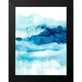 thumbnail image 2 of Harper, Ethan 12x14 Black Modern Framed Museum Art Print Titled - Blue Currents I, 2 of 5